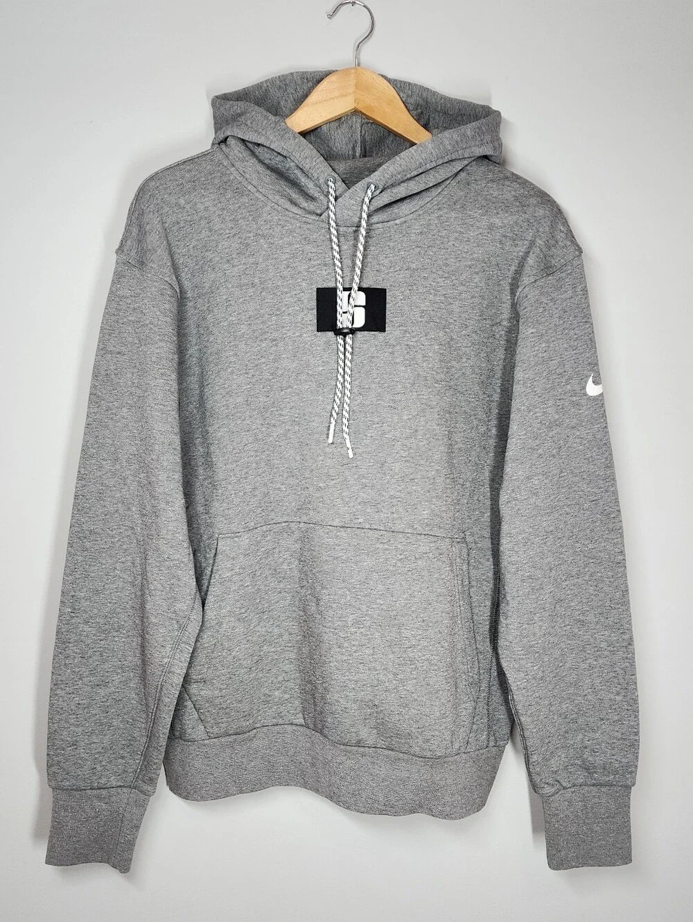 Nike Sabrina Fleece Basketball Hoodie Grey Pullover Sweatshirt Size S